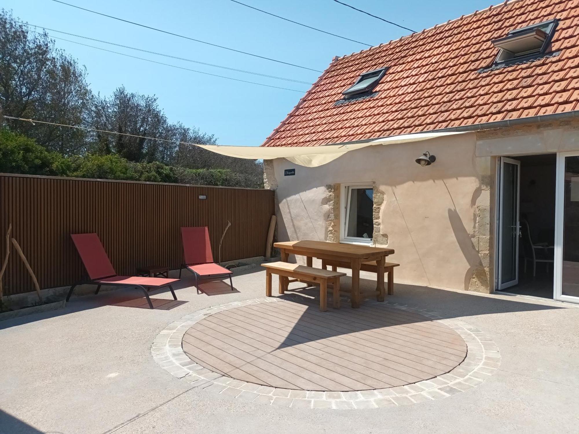 L'Avoynette Villa Saint-Marcouf Bagian luar foto